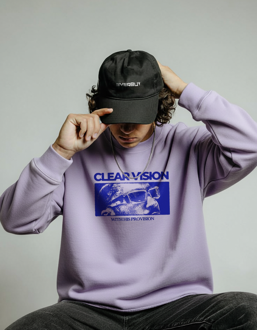 Clear vision Unisex Oversized Sweatshirt