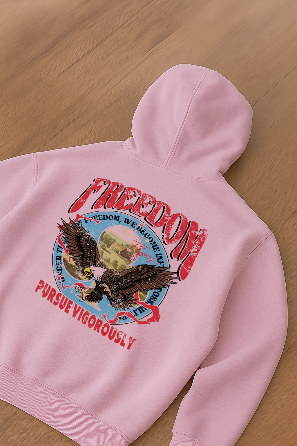 Freedom Unisex Oversized Hoodie