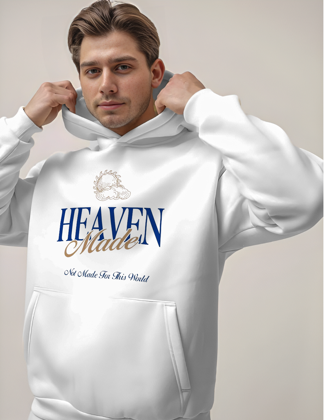 Heavan made Unisex Oversized Hoodie