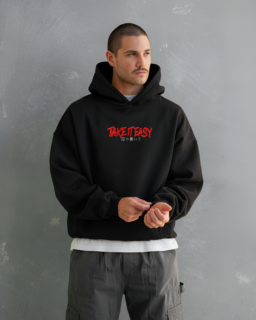 Take it easy Unisex Oversized Hoodie
