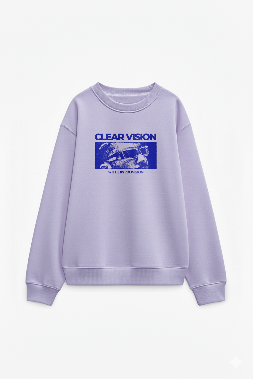 Clear vision Unisex Oversized Sweatshirt