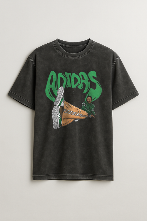 Adidas Acid Wash Oversized Tee